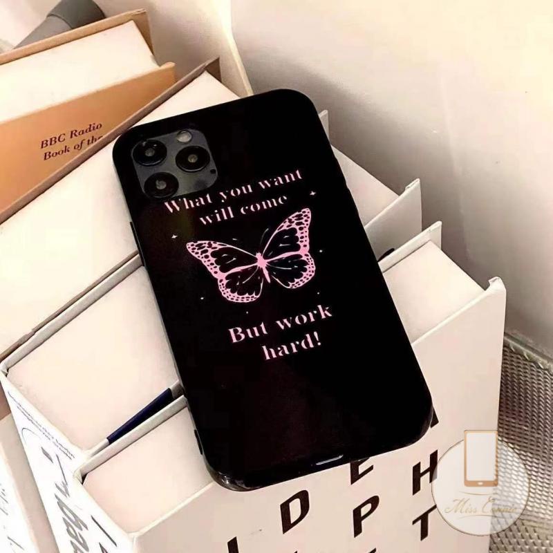 Soft Case Tpu Motif Kupu-Kupu Untuk IPhone 7 8 Plus 8 Plus 13 11 12 Pro Max XR X XS Max 7 8 SE 2020