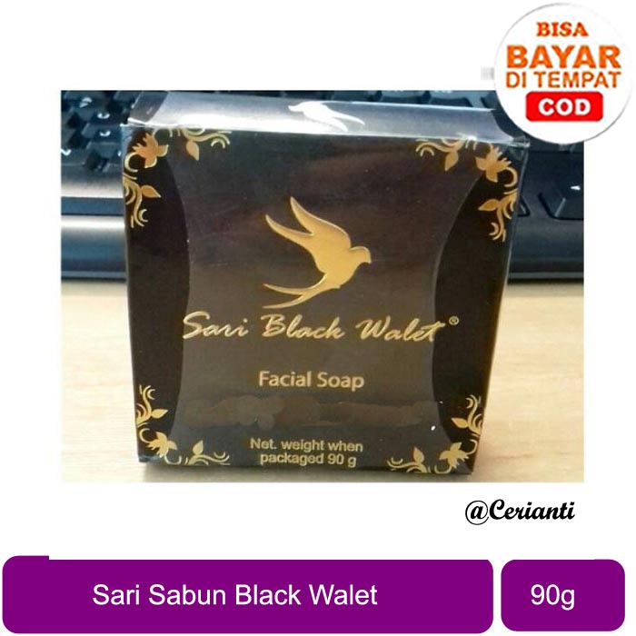 Sabun Sari Black Walet - Black Wallet Facial Soap Original / Sabun Wajah | facial Wash | Walet Hitam_Cerianti