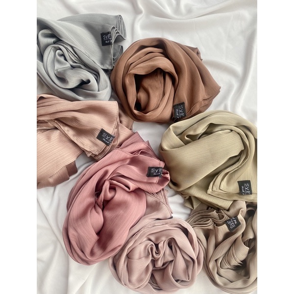 HEAVY SILK SCARF (pashmina crinkle silk danica)