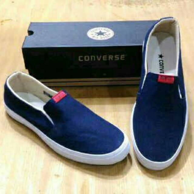 Sepatu Allstar Slip on couple sepatu casual pria wanita cowok cewek santai slop Unisex