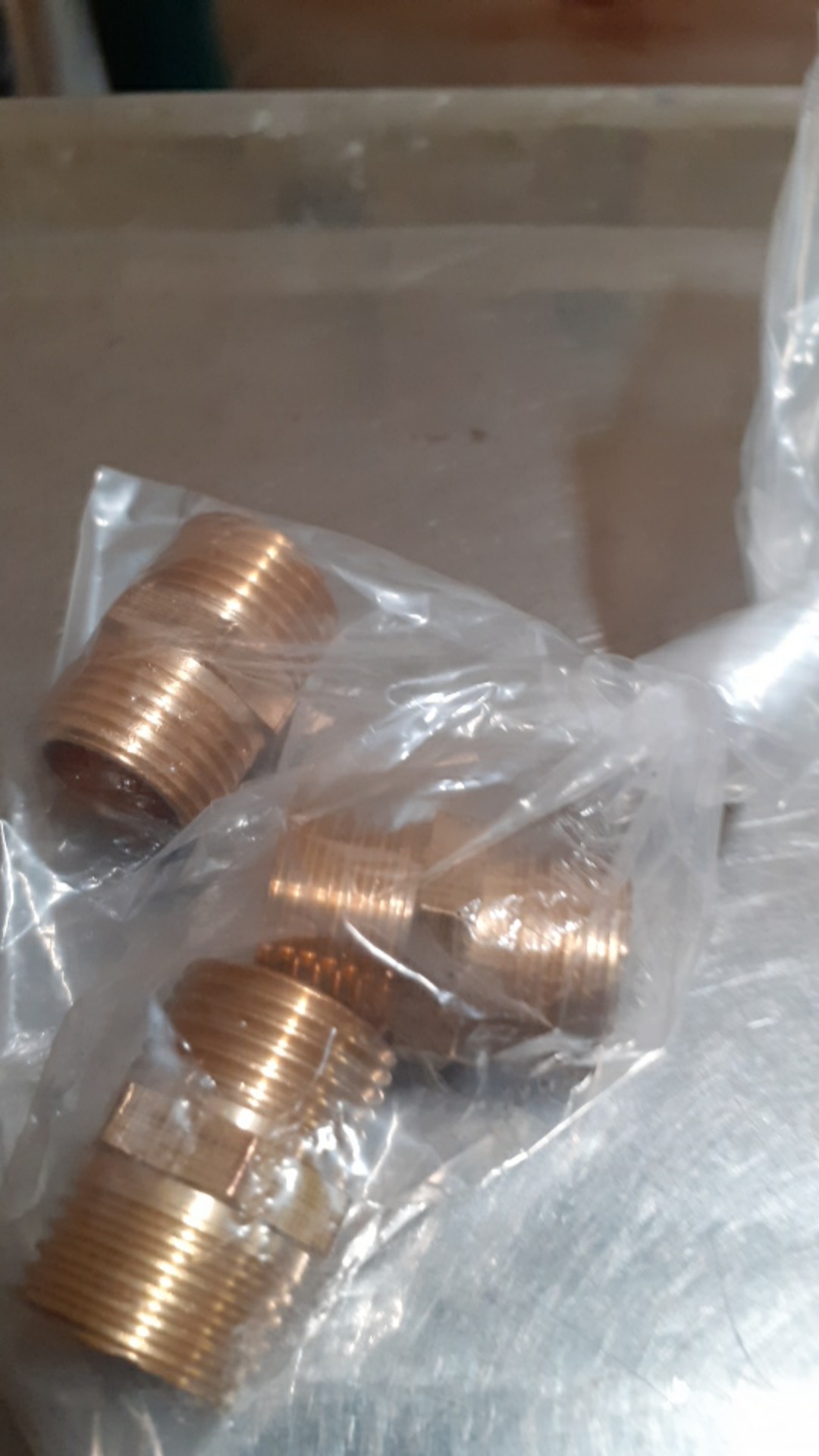 Nepel / Double Nepel Nepel Kuningan Forking Sock Drat Luar 1/2inch Mgj