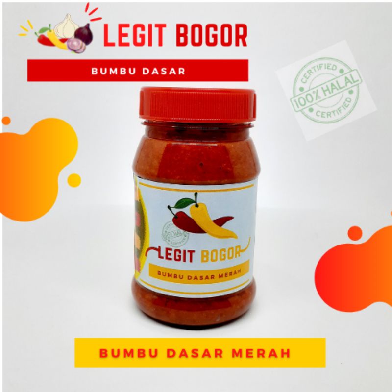 

Bumbu Dasar Merah 250 Gram Non Msg / Bumbu Masak / Cepat Saji / Bumbu Dapur Siap Pakai