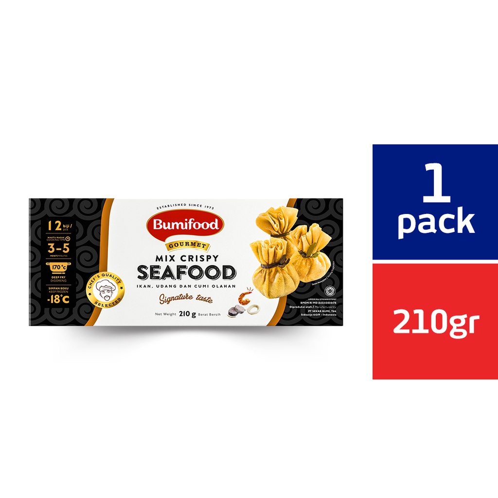 Bumifood Mix Crispy Seafood 12 Pcs