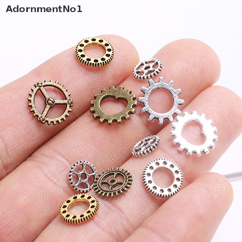 (AdornmentNo1) 100pcs / Set Roda Gigi Mini Gaya Antik / Steampunk Untuk Membuat Perhiasan DIY