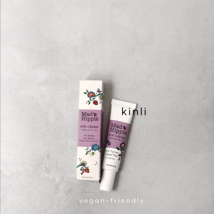 mad hippie eye cream with peptides 17 actives argan oil niacinamide