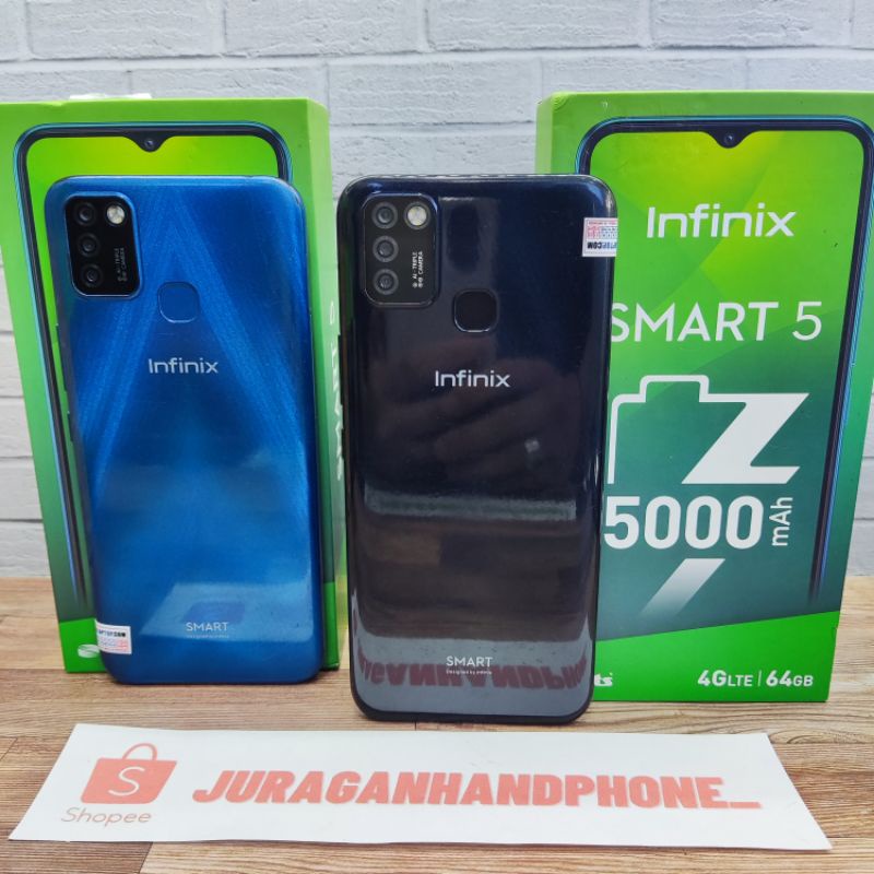 Infinix Smart 5 Ram 3/64GB HP Second Seken Bekas Fullset