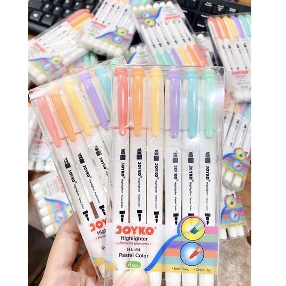 

Diskon HIGHLIGHTER PASTEL COLOUR JOYKO HL-54 6 COLOUR & HL-55 12 COLOUR (STABILO) 87