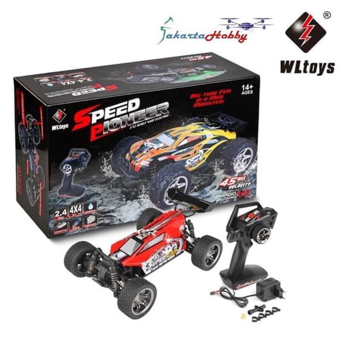 Rc Car Wl 12401 1/12 4Wd 2.4Ghz Buggy Offroad Monster