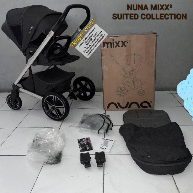 Stroler Stroller NUNA MIXX 2 SUITED COLLECTION warna Dark Brown