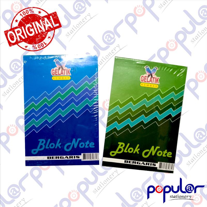 

Block Note Gelatik Kembar Garis Kecil