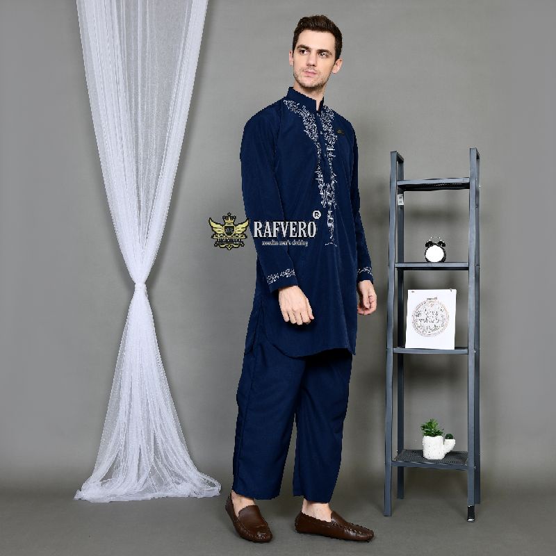 Baju Muslim Koko - Setelan Pakistan Al-Mashka - Setelan baju Muslim RAFVERO Original