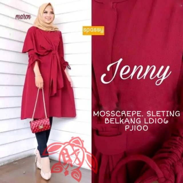 TOKE BAJU Od tunik jenny grosir tanah abang