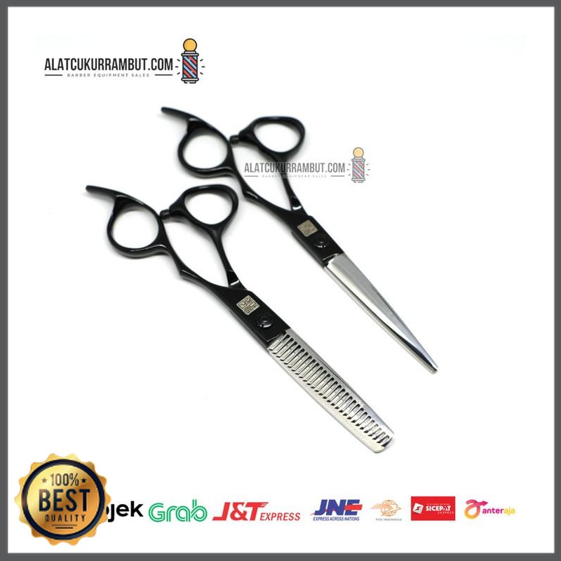 Waqasd Shop -  Gunting Potong Rambut Gunting Sasak Rambut Set KORYU NIKKO GY 500 TK-2450-348