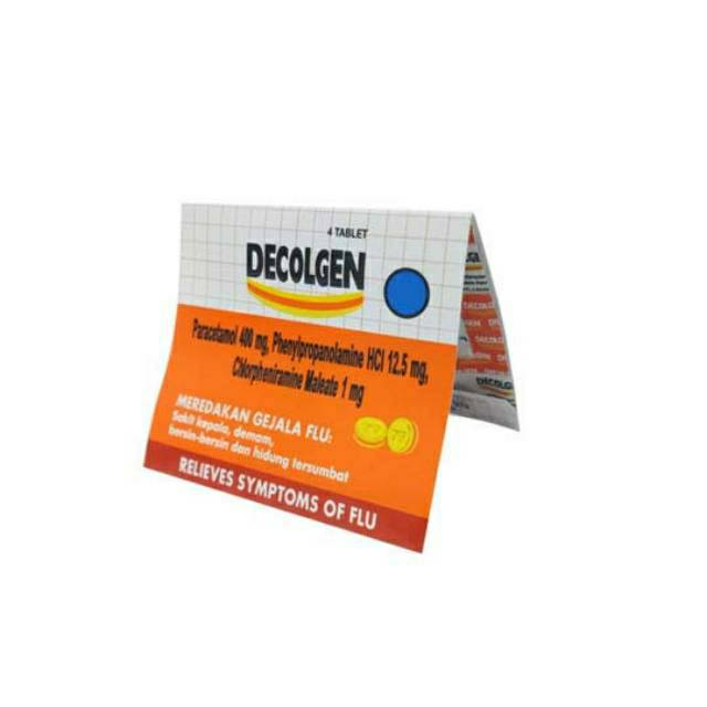 Decolgen 1 Strip @ 4 tablet