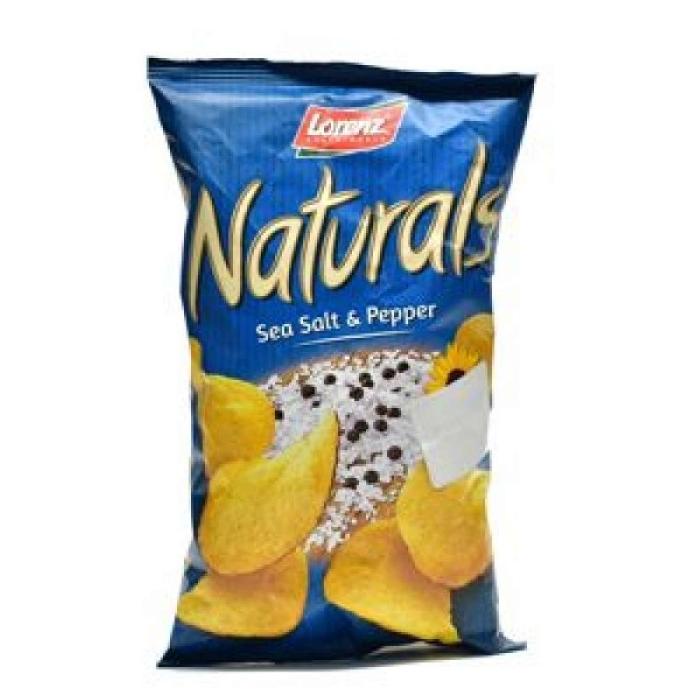 

Lorenz Potato Chips Naturals Sea Salt & Pepper [100 g]