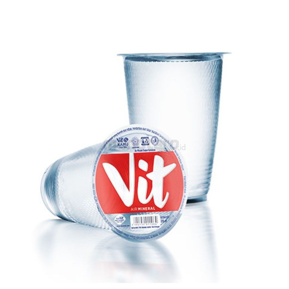 

VIT Gelas 42x220ml / VIT Botol 600mlx24 Per Dus