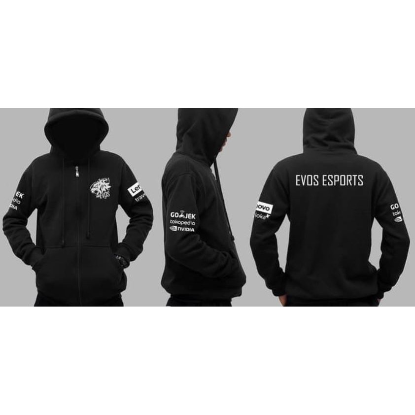 Premium Jaket Sweater Evos Esports Gaming - Hoodie Evos Game