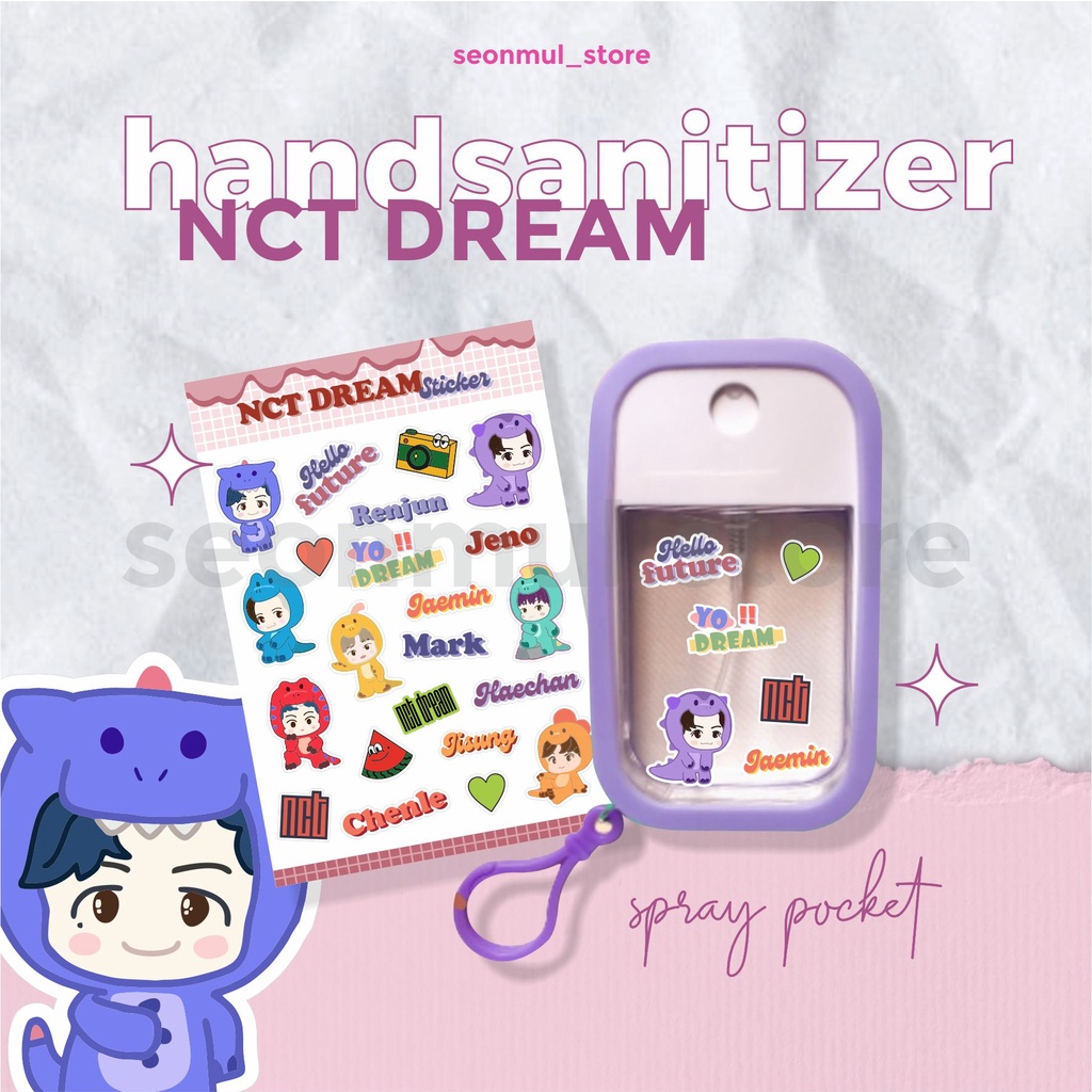 TERMURAH!! HAND SANITIZER NCT DREAM NCTREX / HAND SANITIZER SPRAY NCT DREAM NCTREX / NCT DINO / NCT X PINKFONG