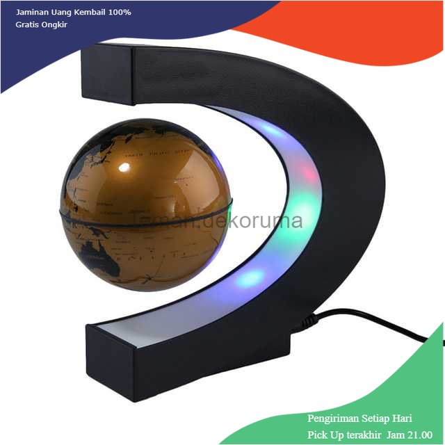 TD - RUM Lovely Dekorasi Rumah Magnetic Floating Globe - C3-2