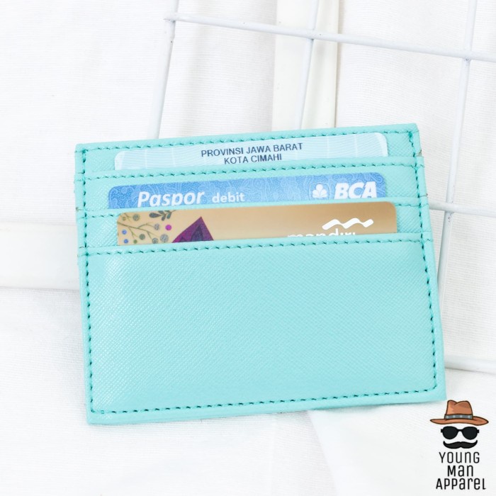 

READY Card Holder / Dompet Kartu - Turquoise DISKON
