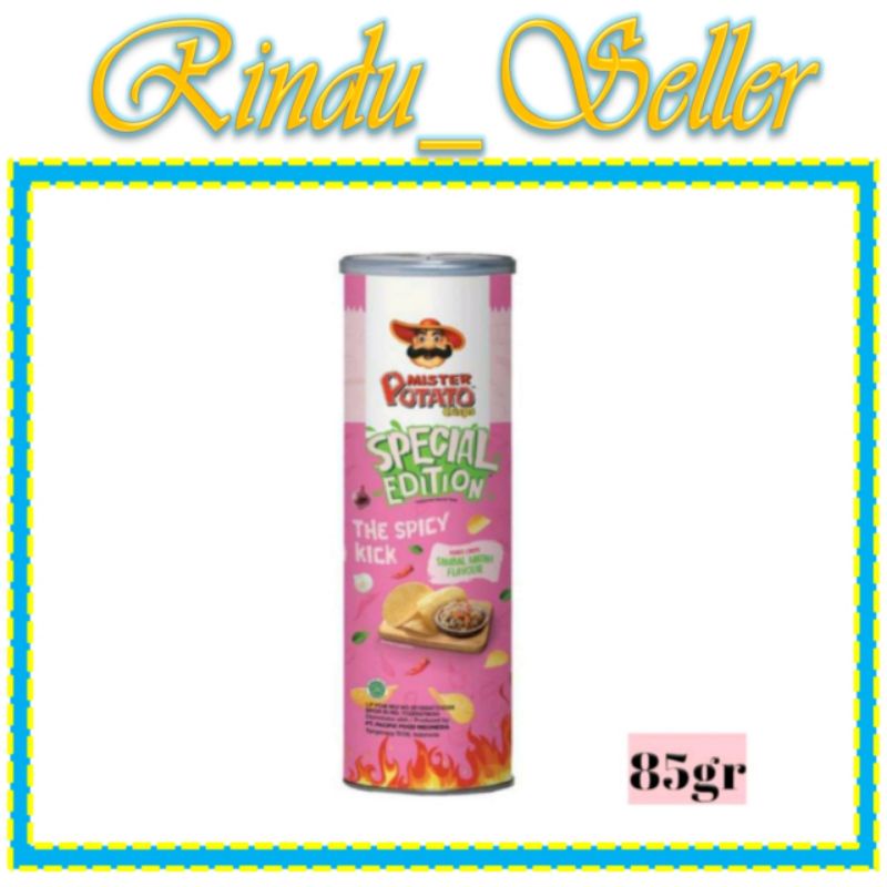 

Mister POTATO chrisps sambal matah 85gr (spesial editon)