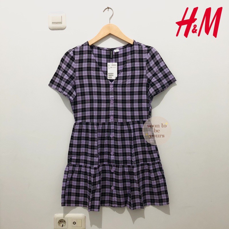 NEW SALE H&M Hnm V-neck Dress Lilac