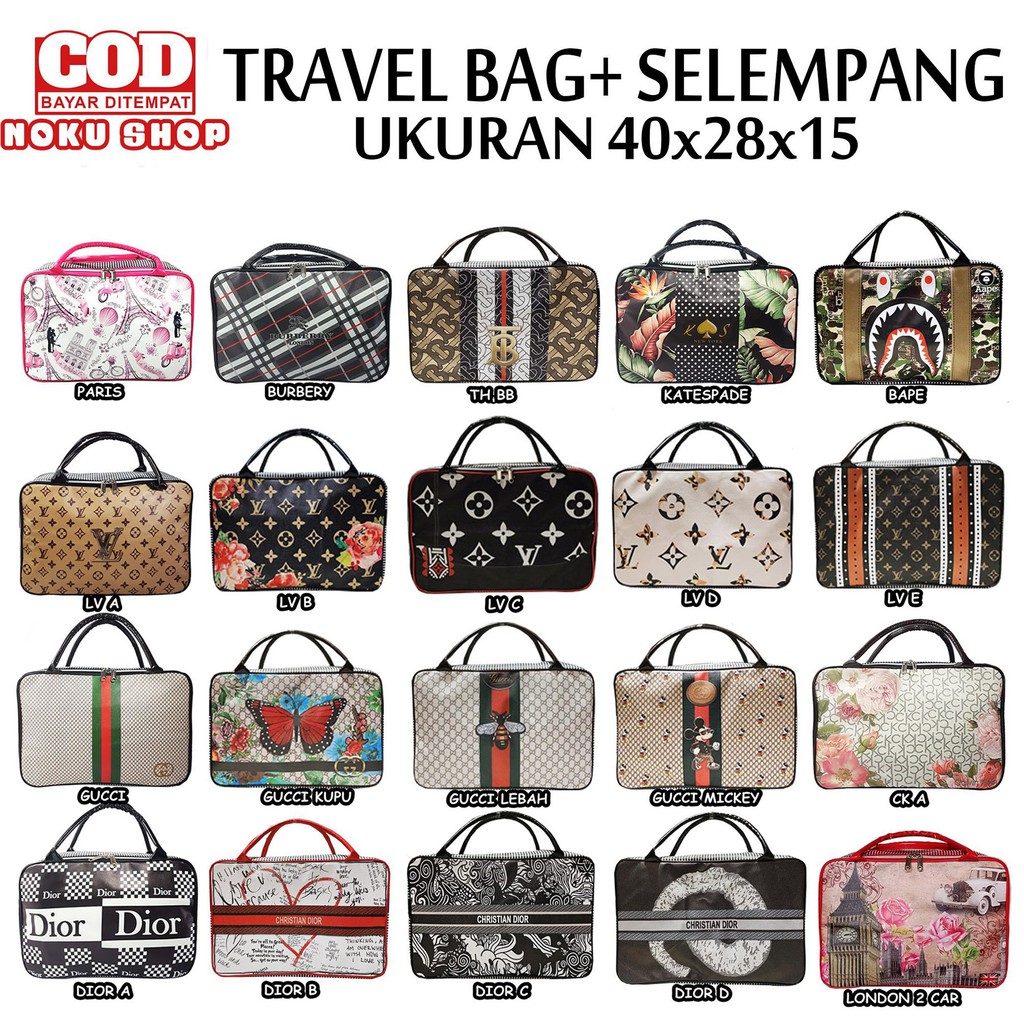 Travel Bag Koper Besar Karakter Dewasa