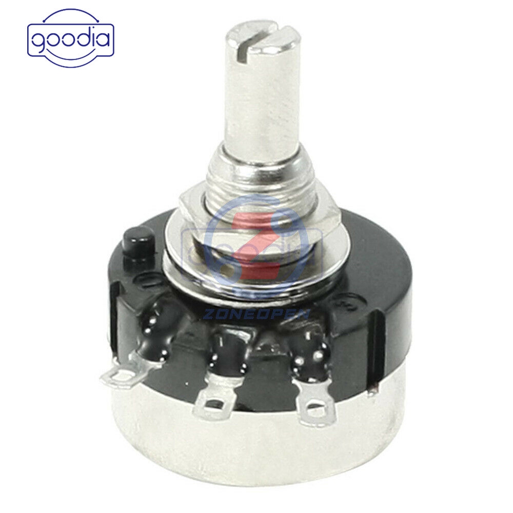 Kenop Potentiometer Rv24Yn20S 1/2/5/10/20/50/100/200/500k Dengan Film Karbon