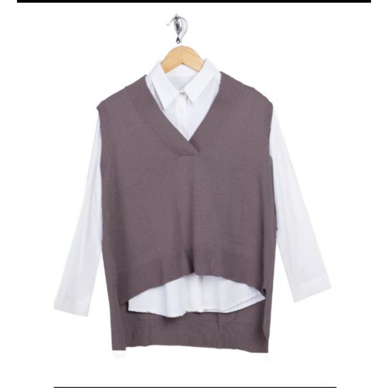 BRANDED KNIT VEST-ROMPI RAJUT- NARI VEST PREMIUM 5 GATE