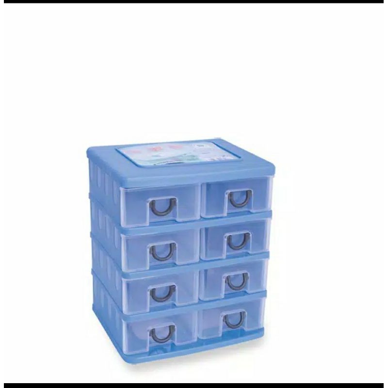 LACI MINI SUSUN 8 GREEN LEAF 7906 / RAK CABINET STORAGE BOX / KOTAK PENYIMPANAN BARANG / KOTAK OBAT