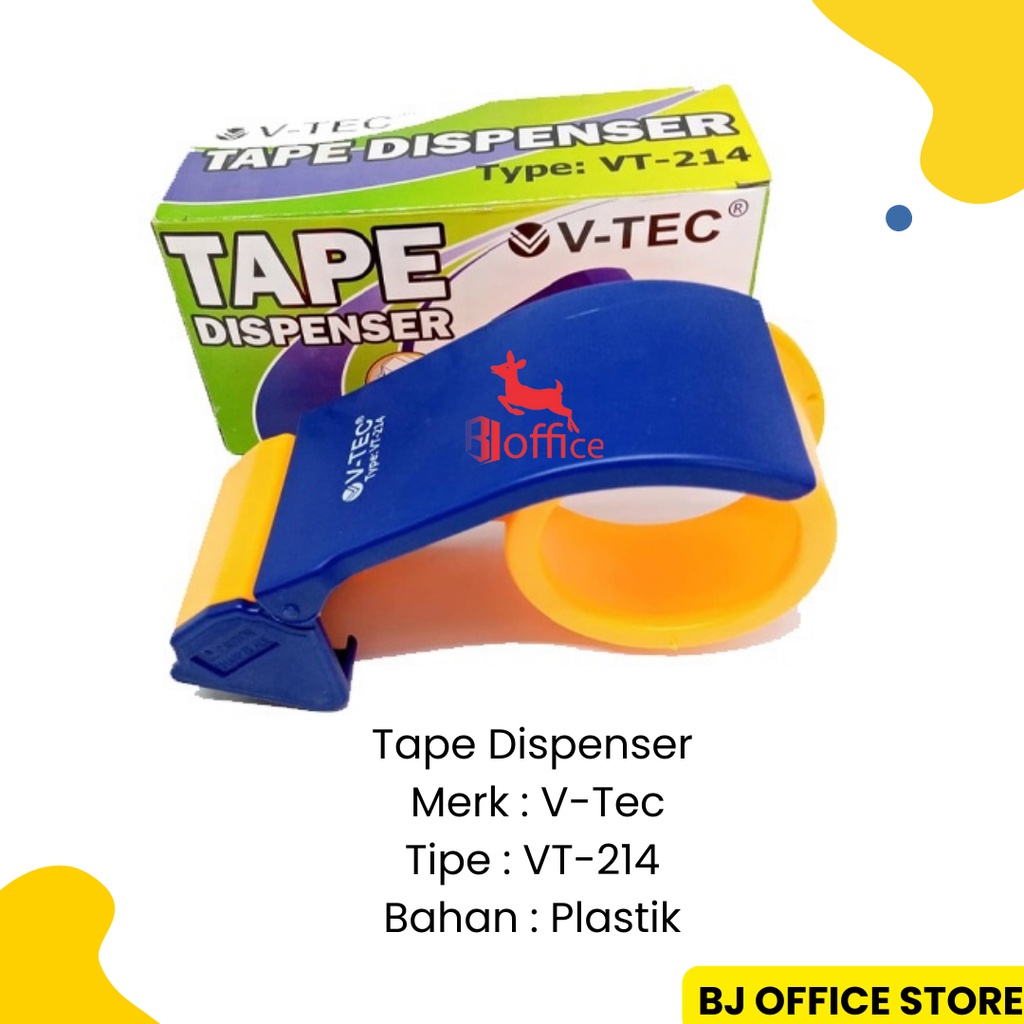 

V-Tec Pemotong Lakban Dispenser Lakban VT-214