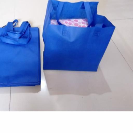 

tas hls box 22x22 tas spunbond tas box nasi tas kotak nasi tas besek - cream