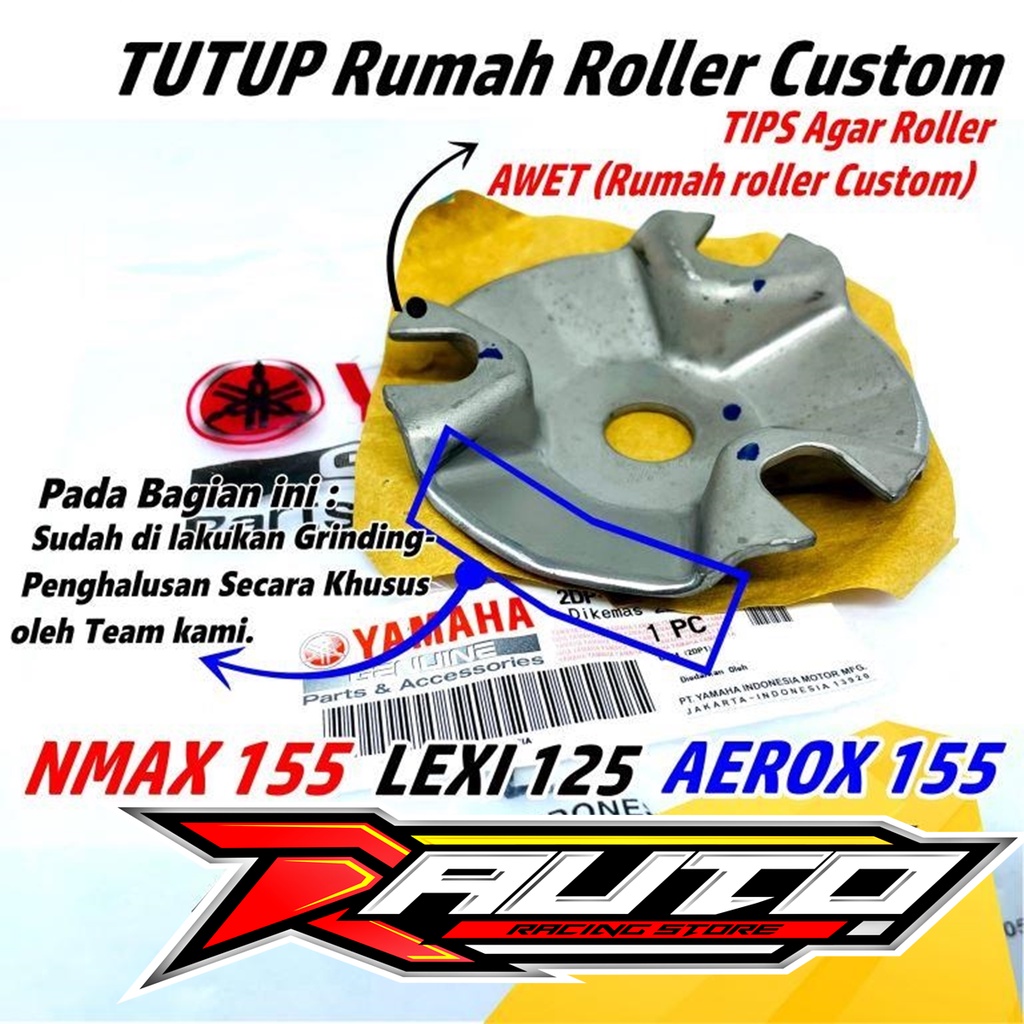 Jual Plate Ramp Nmax Tutup Rumah Roller Yamaha Nmax Aerox Lexi