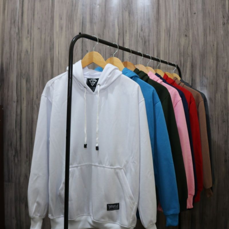 Sweater Hoodie Polos Pria Wanita Switer Cowok Premium Distro (BAYAR DI TEMPAT) TEBAL