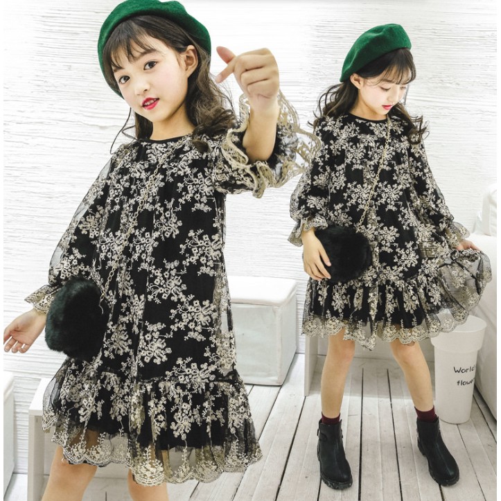 Elegant Black Dress (YB-35)