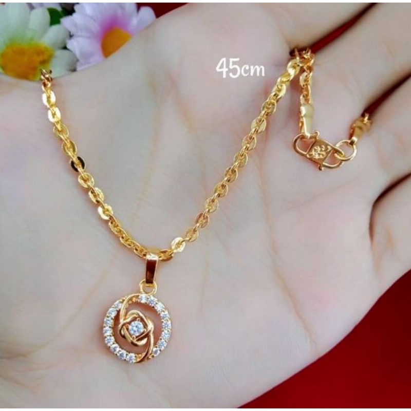 kalung dewasa terbaru free liontin emas muda