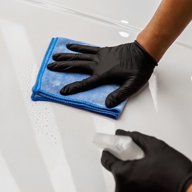 Kain Microfiber Detailing Premium Quality 33x33cm 380 Gsm - nanoTECH PROTECTION - SOFT WIPE - Lap Mobil  - Microfiber Coating - Microfiber Towel - Handuk Mobil - Lap Motor - Drying Towel - Lap Pengering Mobil - Kanebo