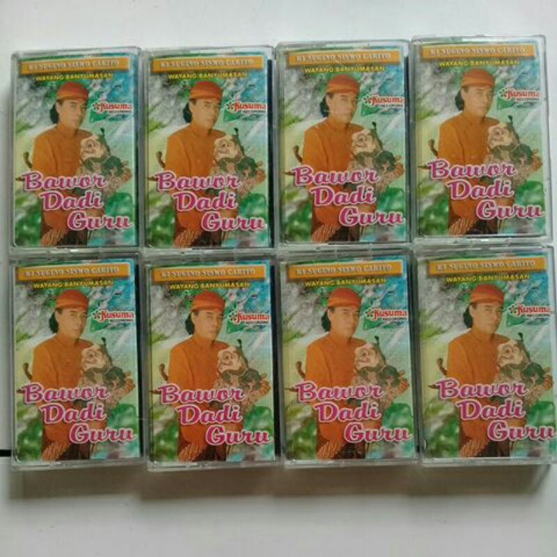 KASET PITA ( paket 8 kaset) WAYANG Kulit BANYUMASAN BAWOR DADI GURU, KI SUGINO SISWO CARITO