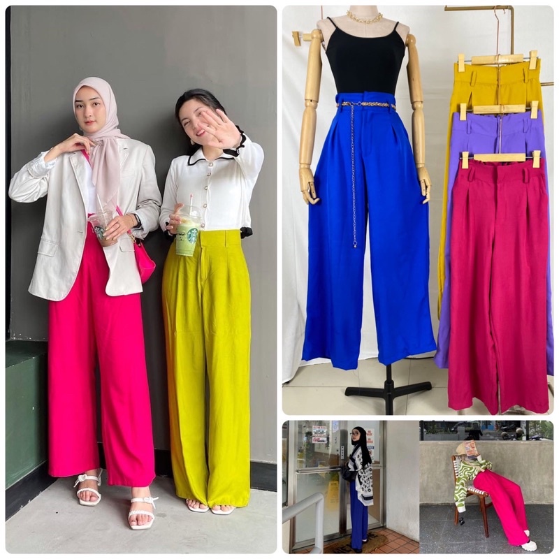 KULOT STABILO CERAH  ANAK KUE BANGET AMERICAN DRIIL PREMIUM / KULOT WARNA-WARNI