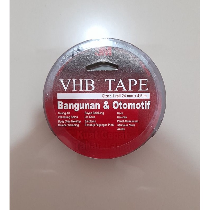 

Double Tape VHB 3M Original Super Lengket Super Kuat 24mm