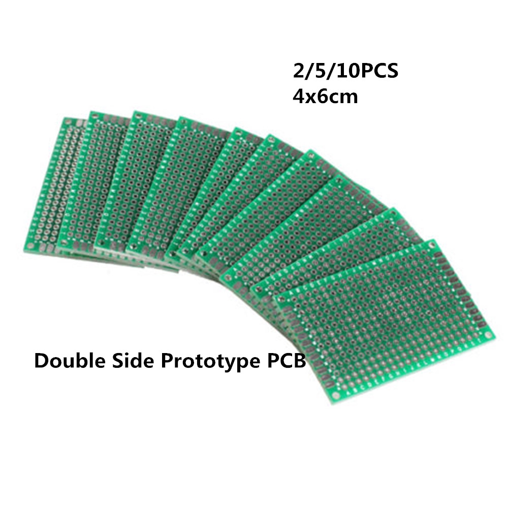 〖Factory Supplier/COD〗Papan Breadboard Universal Double Side Prototype PCB 4x6 cm 40mmx60mm FR4