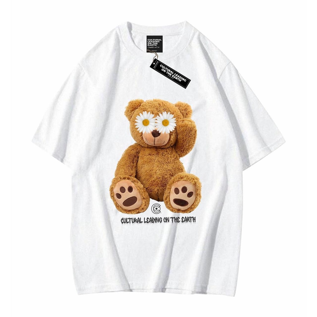 KAOS UNIQLO x KAWS / KAOS DISTRO UNIQLO / PAKAIAN PRIA & WANITA / BAJU UNIQLO x KAWS FULL TAG & LOGO / UNIQLO TSHIRT-TB Flower Eyes Putih