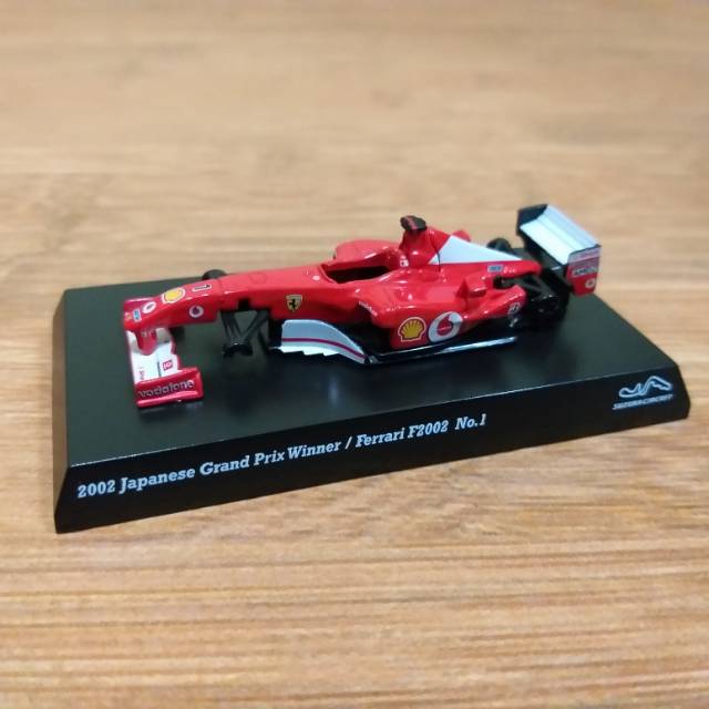 Diecast Kyosho 64 Suzuka Legend Ferrari F2002 F1 No 1 Michael Schumacher 2002 Japan GP Winner