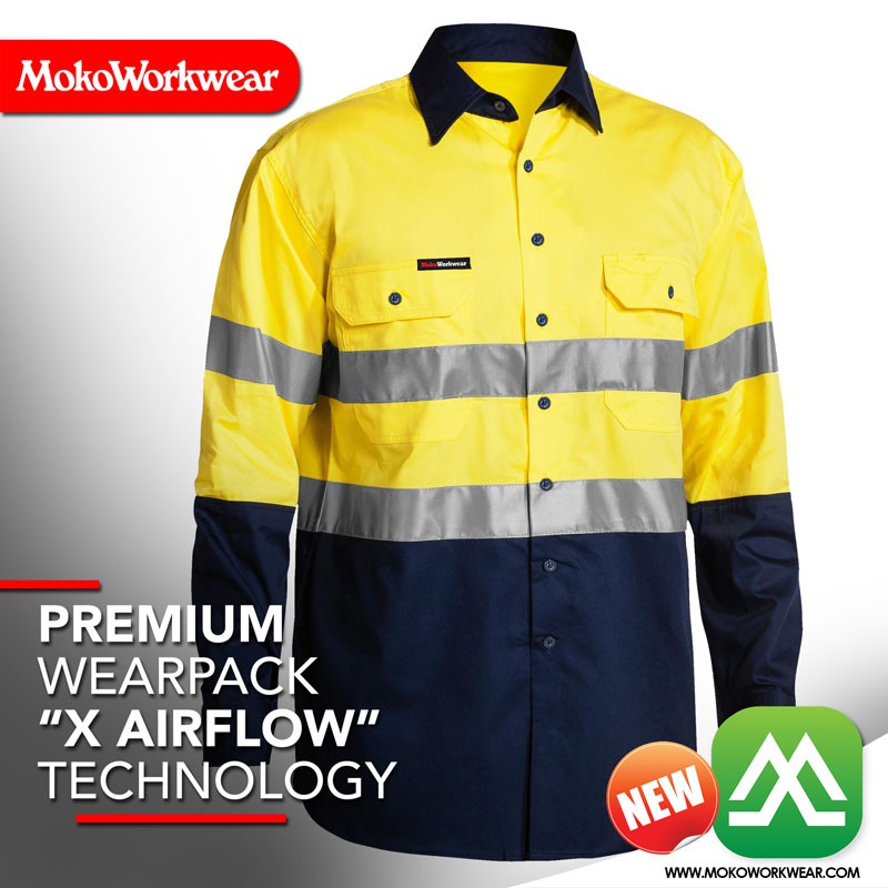 SERAGAM SAFETY TAMBANG / KEMEJA WEARPACK KERJA