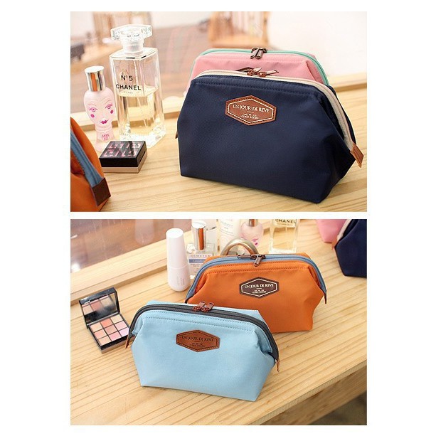 Tempat Penyimpanan Tas Kosmetik Make Up Traveling Organizer Pouch Unik Sabun Mandi Shampo Simpan Bar