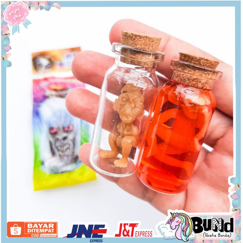 Bund - M072 MAINAN ANAK TUYUL DALAM BOTOL / BOTOL TUYUL / BOTOL MONSTER / BOTOL AJAIB MAINAN PRANK