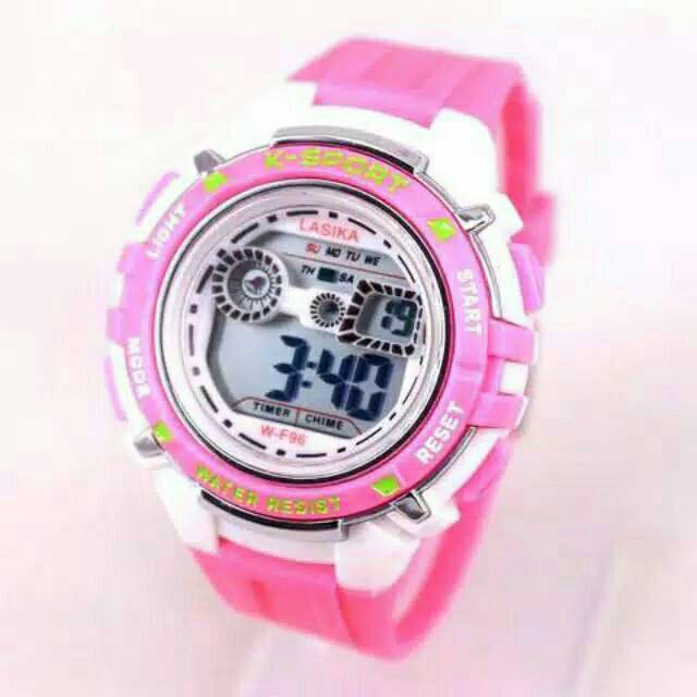Jam Tangan Unisex Wanita Sport Lasika Anti Air F-96
