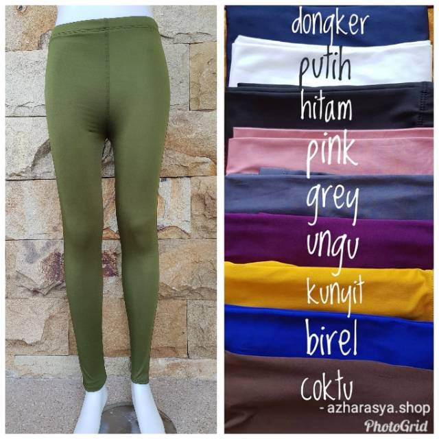 Legging jumbo jersey super best quality adem anti gerah dalaman gamis