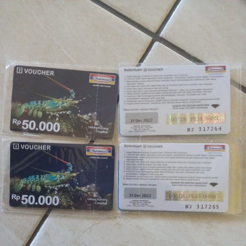 voucher fisik indomaret 50k