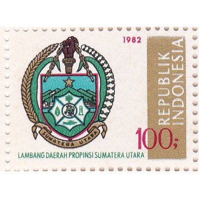 

Perangko Lambang Provinsi Sumatera Utara (1982)